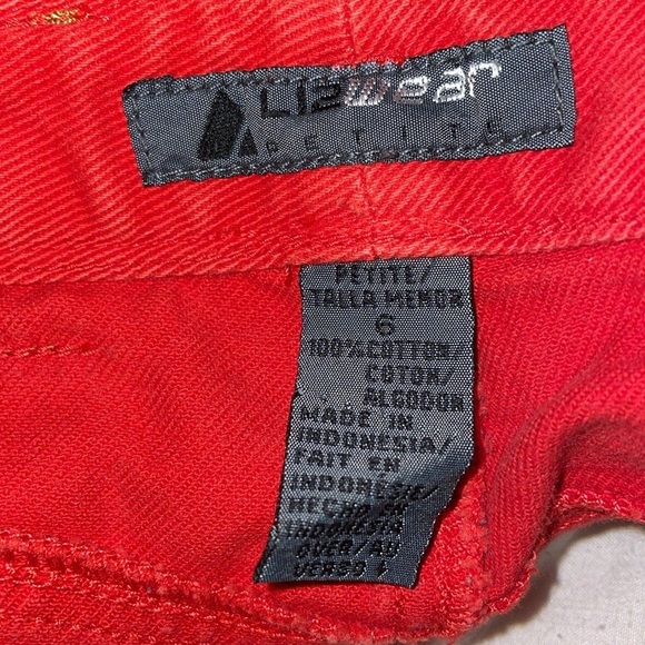 Vintage Liz Wear Jeans.  Size 6 Petite.  100% Cotton. - Picture 3 of 7